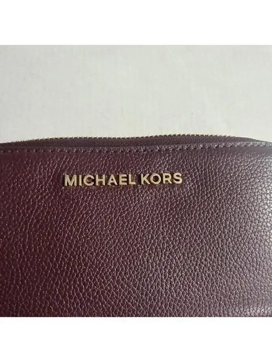Michael Kors Women's Burgundy and Red Wallet-purs - Picture 4 of 4